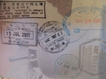 Addicted to passport stamps