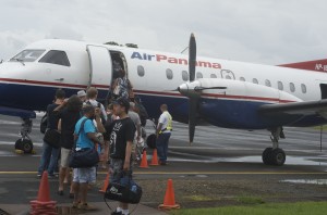 Flying from Bocas Del Toro